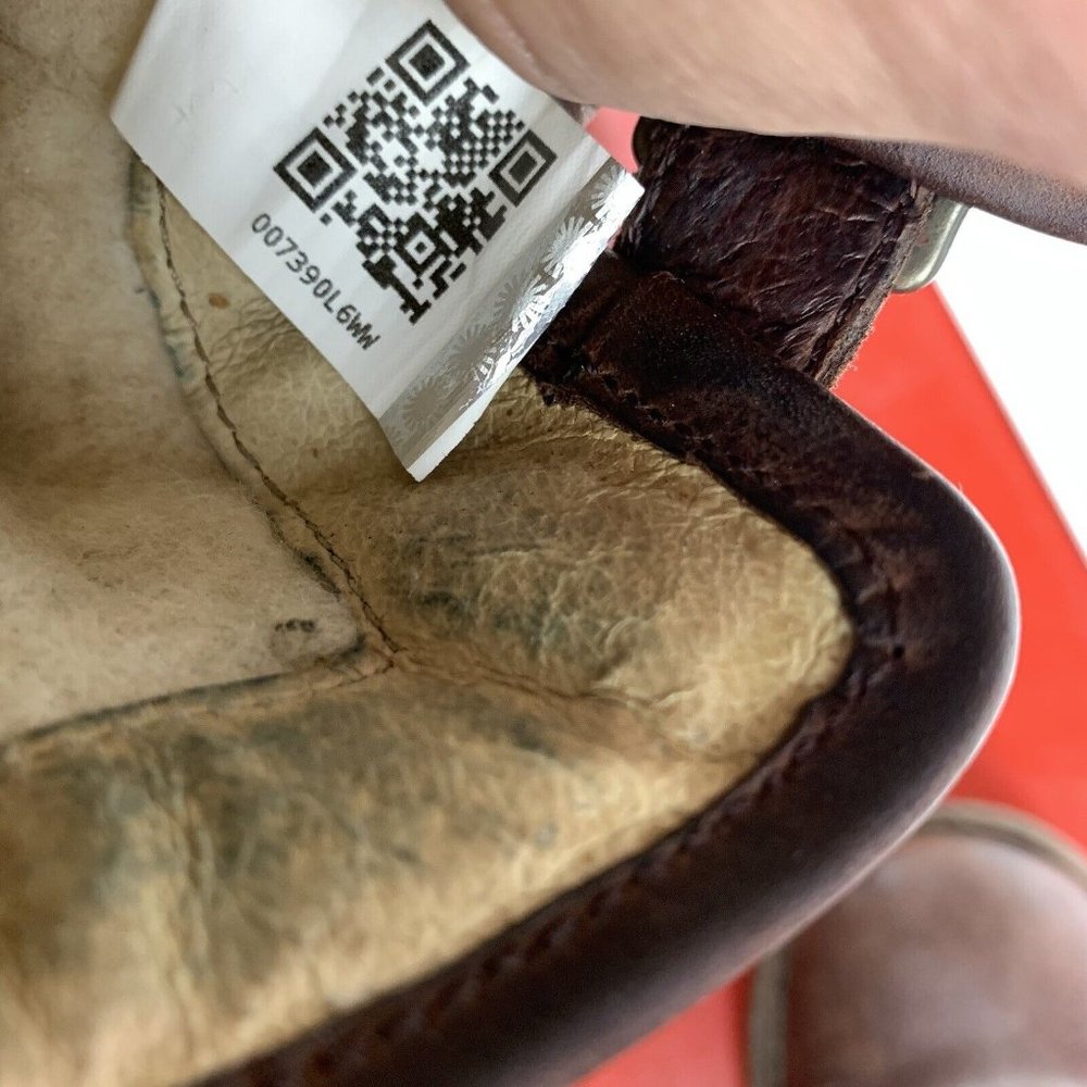 Ugg Brown Leather Knee-High Boots - Picture 13 of 16